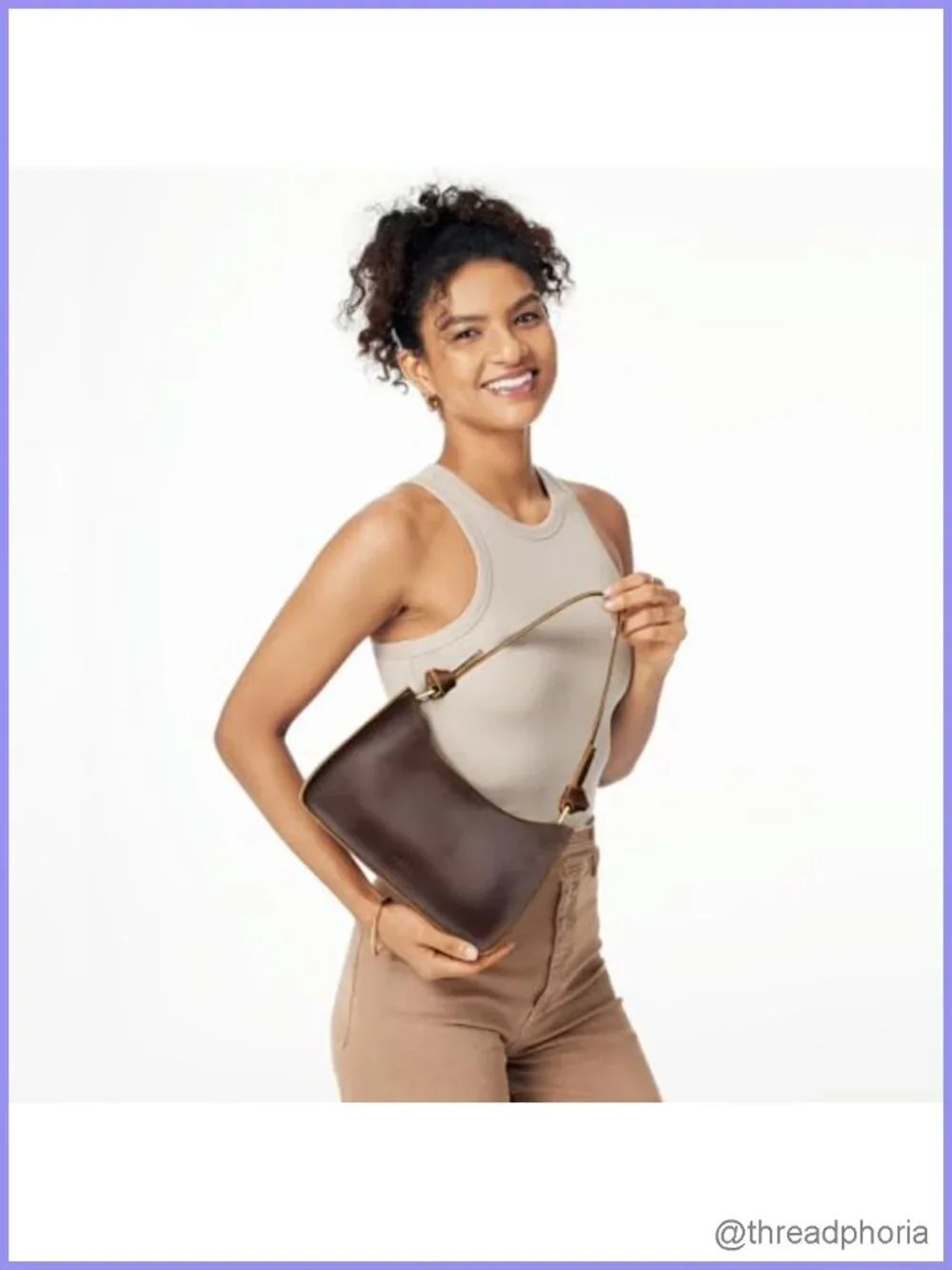 Genuine Leather Hobo Bag Women Small Shoulder Purse Handbag Full Grain
